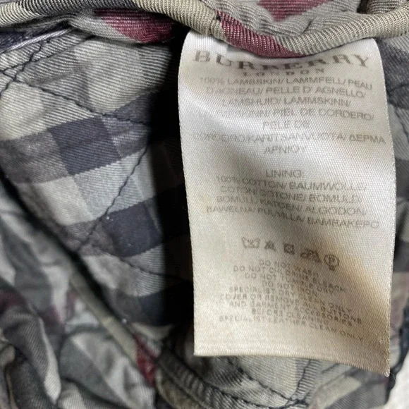 Vintage Burberry Leather Jacket - Picture 7 of 10